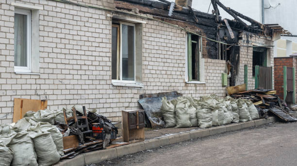 Professional Soot Cleanup technician working in Kingston, WA
